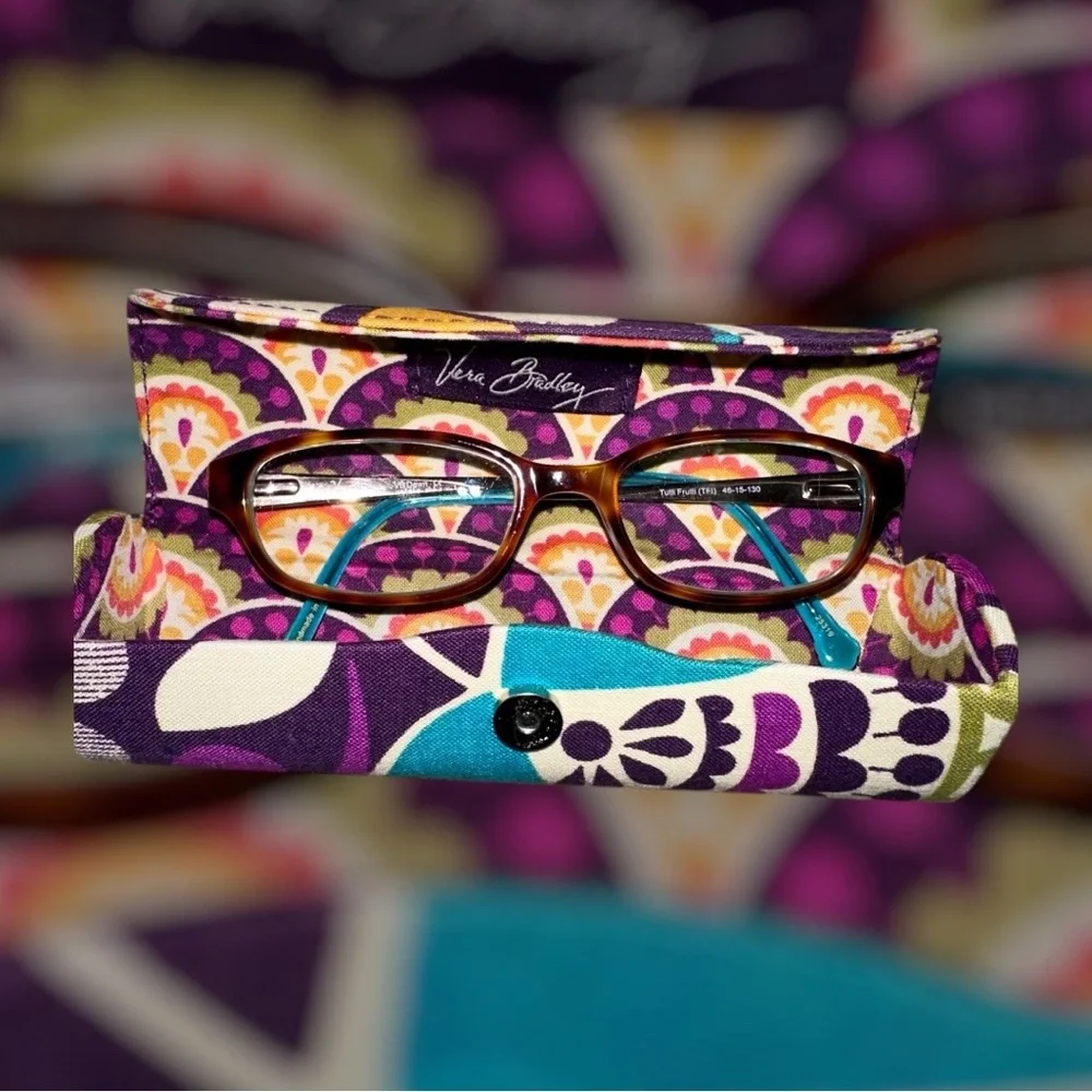 Vera Bradley Eyeglasses Frames Tutti Frutti TFI 46-15-130 w/ Case Dawn